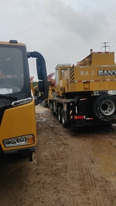 Grue de camion SAN d'occasion 50t STC2200 STC800E5 STC550T5 STC250H avec moteur, boîte de vitesses, pompe hydraulique, roulement, hauteur de levage 50m - Product Image 5