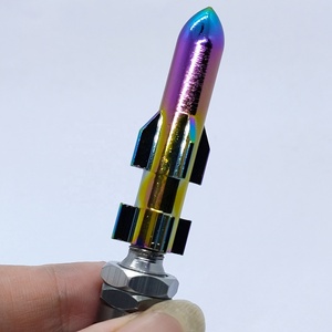 Piezas universales de bicicleta IRONDONKEY, tapa de válvula de aleación de aluminio ilustrada con accesorios de neumático de rosca americana <span class=keywords><strong>para</strong></span> bicicleta - Product Image 4