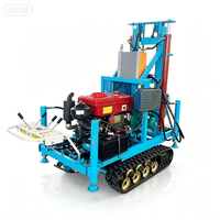 Machine de forage de puits abordable pour une construction efficace de puits d'eau jusqu'à 200 m