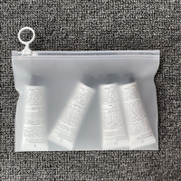 Sacs d'emballage personnalisés biodégradables en PVC transparent avec fermeture éclair, mini-sacs refermables