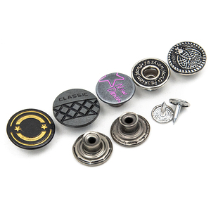 Chất Lượng Cao Thép Không Gỉ Sắt Kim Loại Brass Tack Quần Áo Biểu Tượng Tùy Chỉnh <span class=keywords><strong>Jean</strong></span> Nút Và Đinh Tán Denim Áo Khoác Nút Cho Quần <span class=keywords><strong>Jean</strong></span> - Product Image 5