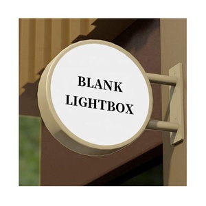 Đôi Hai Mặt Chân Không Hình Thành 3D Dập Nổi LED Ánh Sáng Hộp Dấu Hiệu Vòng Hình Dạng Trống Ánh Sáng Ngoài Trời Hộp Dấu Hiệu - Product Image 4