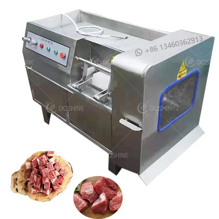 Profissional Máquinas De Corte De Dados De Carne Congelada Máquina De Corte De Frango Desossado Dicer Cubo De Carne