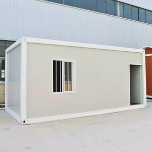 Casas prefabricadas de contenedores desmontables, paquete plano de montaje fácil rápido, edificio de oficinas de garaje de una habitación, diseño moderno certificado ISO9001 - Product Image 6