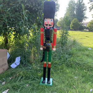 Décoration de Noël en bois, <span class=keywords><strong>grand</strong></span> <span class=keywords><strong>casse</strong></span>-<span class=keywords><strong>noisette</strong></span> soldat, 120 cm, <span class=keywords><strong>casse</strong></span>-<span class=keywords><strong>noisette</strong></span> en bois - Product Image 2