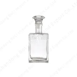 Venta al por mayor única botella de cristal personalizada cuadrada 750ml vidrio licor licores Ginebra <span class=keywords><strong>whisky</strong></span> vodka tequila botella - Product Image 5
