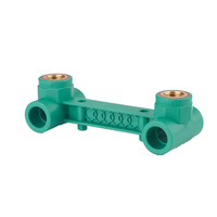 Raccord de tuyau PPR personnalisable direct d'usine matériaux de plomberie de construction en plastique femelle-Double coude et femelle-Double té