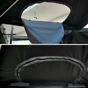 WILD CLOUD Tente de Toit Étanche à la Pluie avec Auvent Latéral de Voiture D-Zip 270 Plus 360 Degrés pour le Camping avec 4 Bandes LED, Vente en Gros - Product Image 3