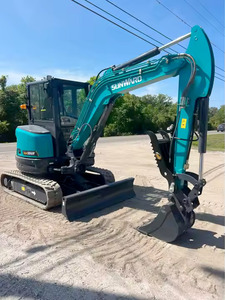 Nouvelle pelle excavatrice SUNWARD 3,5 tonnes 4 tonnes avec moteur YANMAR, mini-pelle sur chenilles pour ferme, mini-excavatrice avec godet à pince hydraulique - Product Image 3