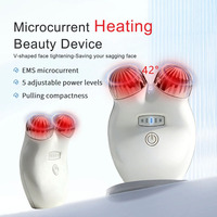 Masseur facial électrique avec dispositif de lifting facial, adapté aux rouleaux de modelage du visage et du cou