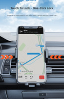 Support de téléphone universel rotatif à 360° pour tableau de bord de voiture, accessoires de téléphone portable, support de téléphone pour voiture, support pour grille d'aération