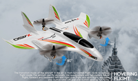 WLtoys XK X450 VTOL бесщеточный 6CH EPO трюк Rc планер 3D 6G многоторный истребитель