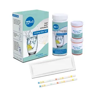 17 In 1 Water Test With 100 Strips + 2 Bacteria Tests For Well Water Tap Water Detect Lead Coliform PH Hardness Chlorine