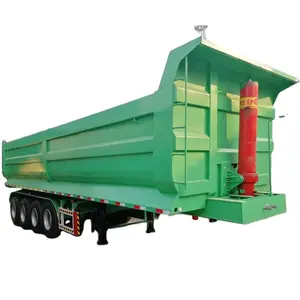 best quality 40 CBM 3 Axle U / Square Shape tipper semi trailer for coal