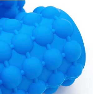 Seau à glace portable 2-en-1 en silicone grand format, <span class=keywords><strong>bac</strong></span> à glaçons et bacs à boissons, moule à glaçons à double paroi isolé avec couvercle - Product Image 3