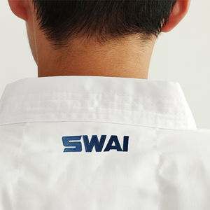 Vente en gros de logo personnalisé WKF Kyokushin <span class=keywords><strong>Arawaza</strong></span> <span class=keywords><strong>Kimono</strong></span> Kumite Gi <span class=keywords><strong>Kata</strong></span> uniforme pour équipement d'arts martiaux de karaté Smai - Product Image 4