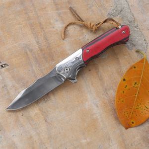 Navaja de Bolsillo Plegable de Acero de Alta Dureza, Grado Industrial, 20CM, para Defensa Personal, Multifuncional, de Madera, para Supervivencia - Product Image 5