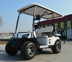 Véhicules utilitaires à batterie au lithium OEM, voiturettes de golf, électriques, quatre places, homologuées pour la route, buggy de chasse pour les stations balnéaires - Product Image 5