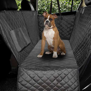Tapis de <span class=keywords><strong>voiture</strong></span> pour <span class=keywords><strong>chien</strong></span> de voyage moderne de haute qualité, antidérapant, surface facile à nettoyer, <span class=keywords><strong>protection</strong></span> des sièges arrière/du <span class=keywords><strong>coffre</strong></span> pour les chiens de grande race - Toutes saisons - Product Image 2