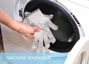 Guantes de Chef de nivel 5 de grado alimenticio lavables a máquina, certificado CE EN388, resistentes a Cortes, protectores de ostras, seguridad para cortar carne - Product Image 6