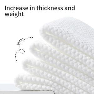 Multi-Use Face Washing Cotton Plant Fiber Thickened <strong>Facial</strong> <strong>Towels</strong> Portable Travel Essentials For Camping &amp; Business Trip - Product Image 3