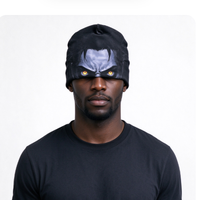 Bonnet unisexe en polyester et élasthanne tricoté, imprimé numérique jacquard, chapeau d'hiver avec logo personnalisé pour les sports de plein air