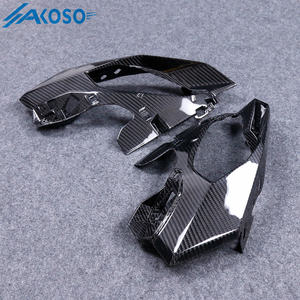 AKOSO <span class=keywords><strong>F900XR</strong></span> <span class=keywords><strong>2023</strong></span> Carénages de carrosserie 3K Carénage de support de phare avant de moto en fibre de carbone sèche pour BMW F900R <span class=keywords><strong>F900XR</strong></span> 2020 + - Product Image 4
