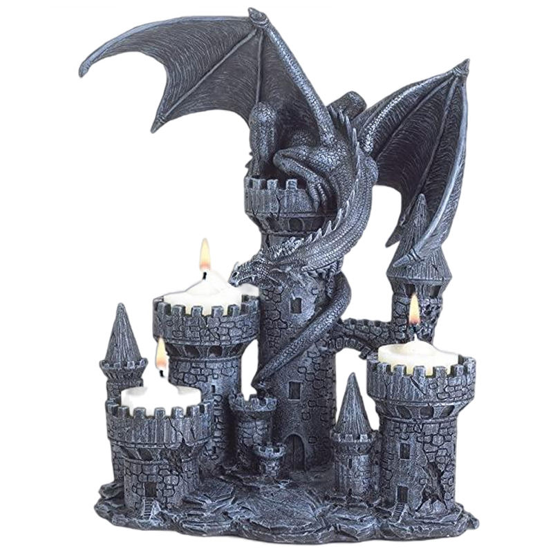 レジンギフト & 装飾神話中世王国ゴスリックローソク足、激しい