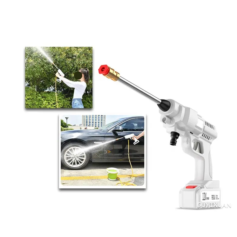 Portable Car Wash Water Gun High Pressure Outdoor Cordless Car Washing Machine Washing Washer Tools