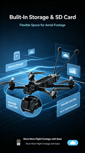 ชุดโดรน FPV วัสดุคาร์บอนไฟเบอร์ กล้องถ่ายภาพ 360 องศา สำหรับฟรีสไตล์ พร้อมระบบ Speedybee DIY Parrot - Product Image 5