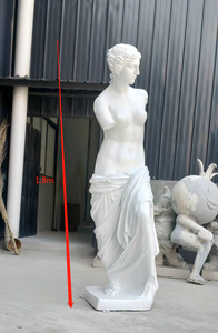 Stile europeo a grandezza naturale decorazioni per esterni figura in resina artificiale scultura moderna resina pop art figure scultura venere - Product Image 6