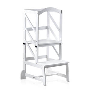 Taburete de cocina, torre de pie de madera para niños pequeños, torre de aprendizaje plegable de madera para niños pequeños - Product Image 1