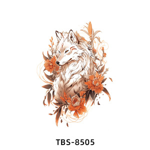 2025 nuevos tatuajes temporales <span class=keywords><strong>de</strong></span> acuarela <span class=keywords><strong>de</strong></span> moda realista azul Lobo Tigre León colorido <span class=keywords><strong>tatuaje</strong></span> falso <span class=keywords><strong>para</strong></span> Mujeres Hombres Adultos - Product Image 5