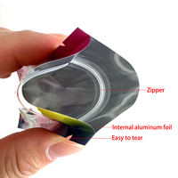 Sacs d'emballage transparents en mylar pour aligneurs de dents au design personnalisé Sacs d'emballage en mylar pour fil dentaire Pochette en plastique scellée sur 3 côtés