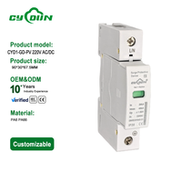 Dispositif de protection contre les surtensions 1P SPD, blanc classique, courant et tension personnalisables, norme européenne, pour système de distribution d'énergie basse tension