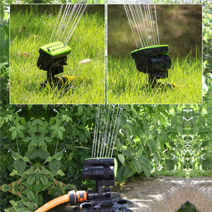 Arroseur oscillant à canon pivotant pour économie d'eau, pulvérisation uniforme, buse oscillante pour l'irrigation des parterres de fleurs et des jardins potagers - Product Image 5