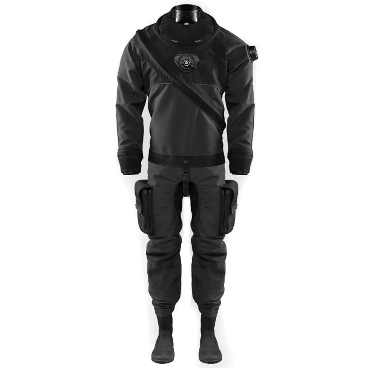LKVER Neoprene Water Sports Dry Suit Breathable 5mm Wetsuit With Valves OEM Service Sea Deep Freediving Drysuit Manufacturer
