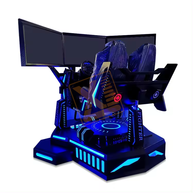 Fun Park 2-Seater Three-Screen Racing Simulator VR Game Machine Coin Operated Arcade Game