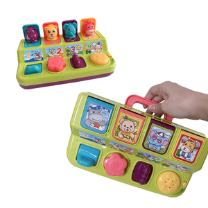 Jouet musical éducatif <span class=keywords><strong>pour</strong></span> bébés : clavier musical interactif avec animaux pop-up, <span class=keywords><strong>chansons</strong></span> et lumières <span class=keywords><strong>pour</strong></span> l'éveil des enfants - Product Image 4