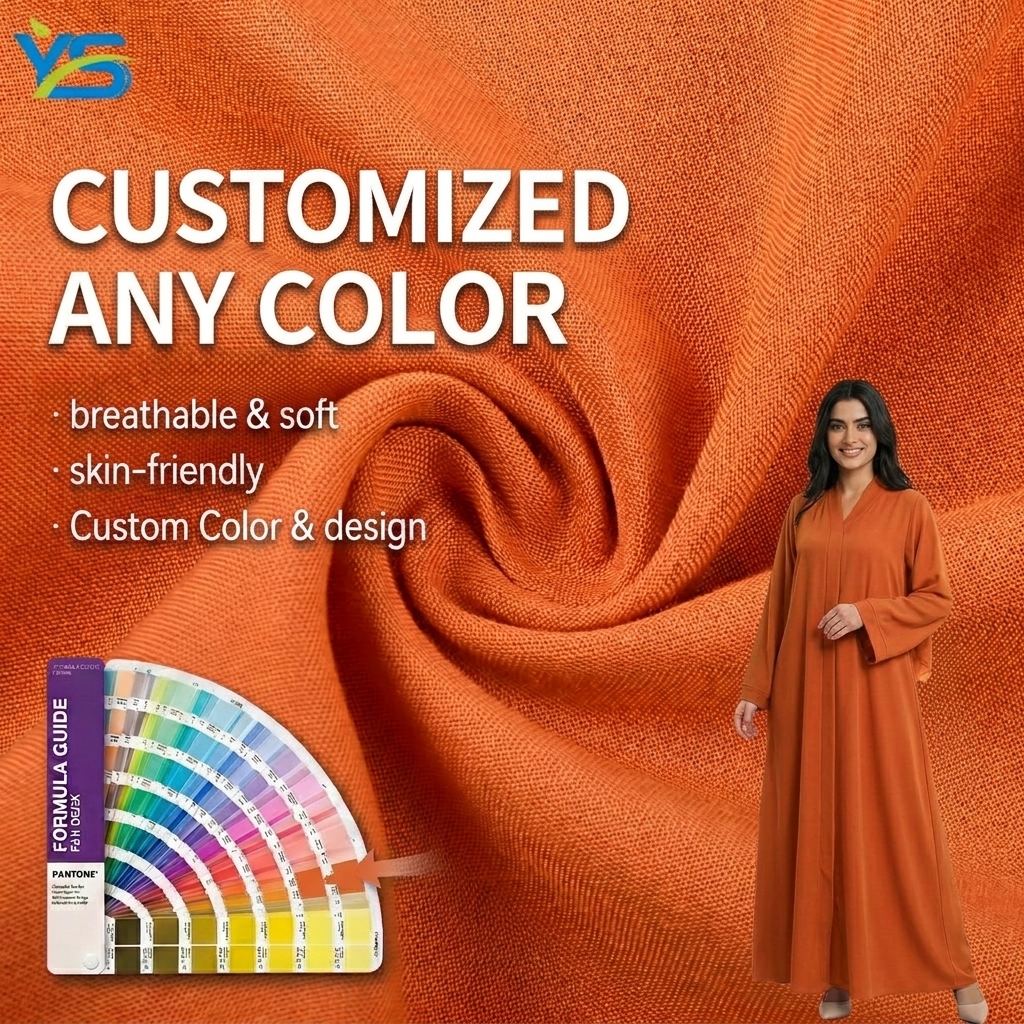 Eco-friendly Orange 30s Anti-static 100%Rayon Fabric 120gsm Challis Fabric Dyeing Floral Rayon Fabric For Garments