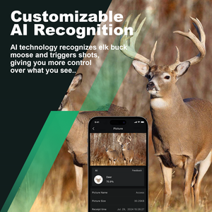 WILLFINE 4g app di controllo AI 2K con videocamera per videogiochi selvaggi con telecamera per la caccia alla fauna selvatica - Product Image 5