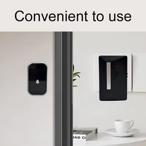 Campanello Intelligente Senza Fili Impermeabile Portata 200m 38 Melodie per Casa Camera Campanello d'Allarme Senza Fili Ring - Product Image 4