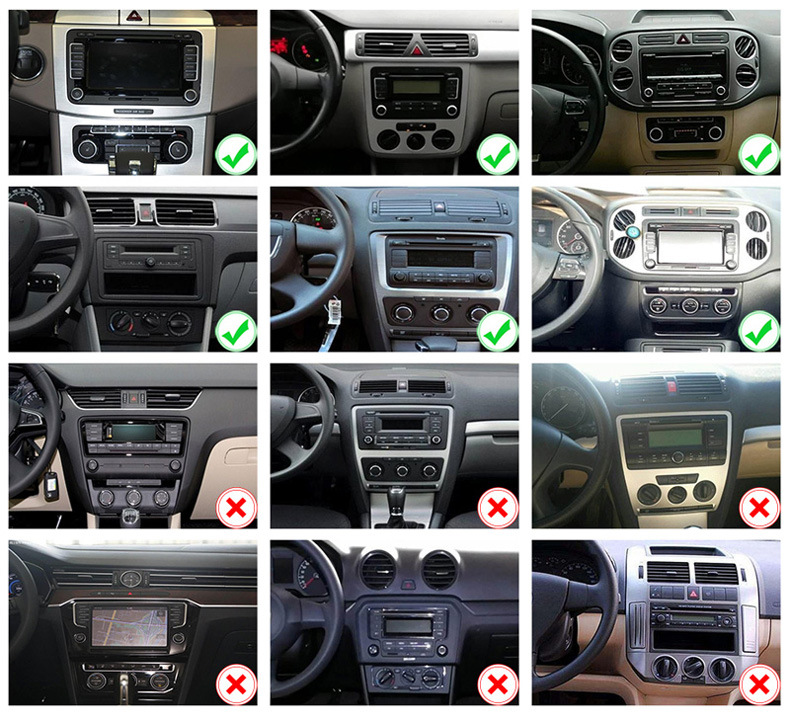 Yeanav 9'' 1din 2din Android Car Radio Gps Navigation BT Wifi For Volkswagen For Vw For Skoda For Golf For Polo Car stereo