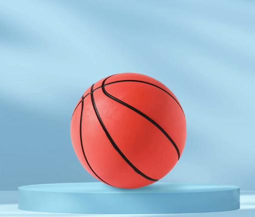 Mini basket-ball rouge haute élasticité résistant à l'usure