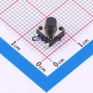 XDTD-6670-L01 Tactile Switch SMD-4P,6x6mm Switch Single Pole Single Throw Through Hole 7mm Without Bracket - Product Image 1