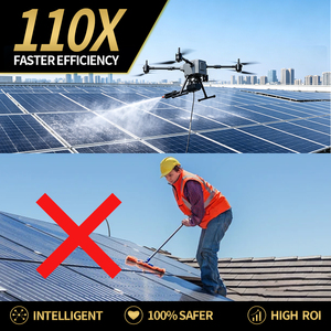 Dron de Limpieza de Alta Presión con Energía Solar y Aluminio de Última Generación para Eliminación de Polvo en Paneles Fotovoltaicos, Limpieza Estable - Product Image 6