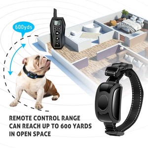 Collar de entrenamiento de ladridos eléctrico para perros, dispositivo antiladridos, resistente al agua, con vibración y pitido, recargable, de 7 niveles - Product Image 4