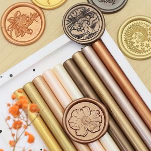 7mm niêm phong sáp dính 125 màu sắc tùy chọn sáp con dấu tem Sticks cho đám cưới thẻ phong bì - Product Image 3