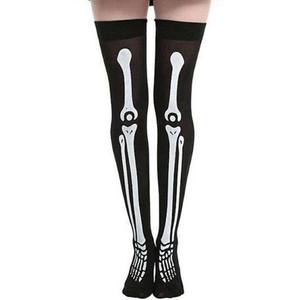 <span class=keywords><strong>Medias</strong></span> de Halloween 2026 para <span class=keywords><strong>Mujer</strong></span>, <span class=keywords><strong>Medias</strong></span> Largas hasta el Muslo con Diseño de <span class=keywords><strong>Esqueleto</strong></span>, HCPS-041 - Product Image 2