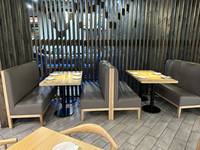 Sièges de restaurant en PU personnalisés, table et chaises pour hôtel et restaurants mexicains de fajitas